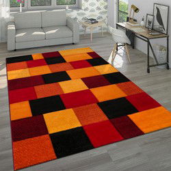 Laagpolig Vloerkleed Briloda - Rood - 160x230 cm