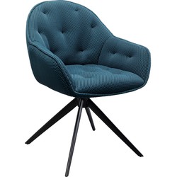 Eetkamerstoel Carlito Mesh Bluegreen