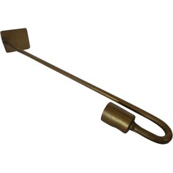 Luikhaak/Glashaak L - Hangkandelaar - Gold Brass - Jasmijn