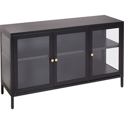 Beliani NEWPORT - Sideboard-Zwart-Staal