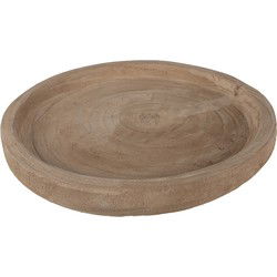 Clayre & Eef Serveerschaal Bruin Hout