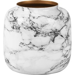 Present Time - Vaas Marble Look Sphere Large - Wit