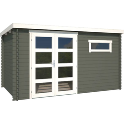Blokhut Timian 380x230 Green Grey-Wit
