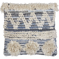 EYTELIA  - Sierkussen - Blauw - 45 x 45 cm - Katoen
