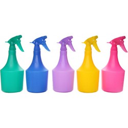 Gekleurde water spray 1 liter paars - Plantenspuiten