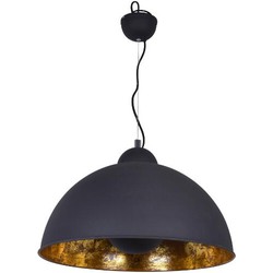 Groenovatie Nice Hanglamp Industrieel Zwart Goud Ø50cm