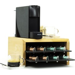 Industrial Living Capsulehouder Nespresso Cups - Koffie Cup Houder Met Lade - 48 Capsules - Hout