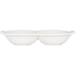 Clayre & Eef Kom 100 ml Wit Keramiek Vlinders