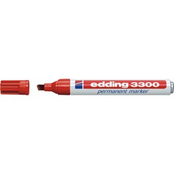Edding Edding 10 Edding 3300 Permanent Markers Rood