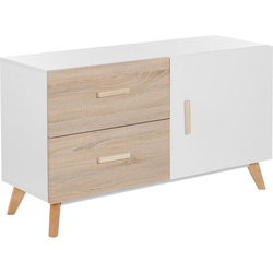 Beliani FILI - Sideboard-Lichte houtkleur-MDF