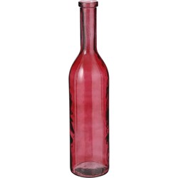 Mica Decorations Vaas Rioja - 18x18x75 cm - Gerecycled Glas - Bordeaux