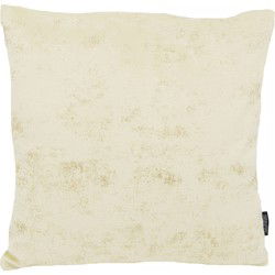 Flo Gold Velvet Creme | 45 x 45 cm | Kussenhoes | Polyester