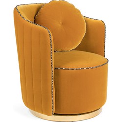 BOLD MONKEY Sassy Granny Lounge Chair Ochre