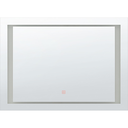 EYRE - LED-spiegel - Zilver - Synthetisch materiaal