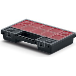 Kistenberg Sorteerbox/vakjes koffer - 12 vaks - kunststof - 29 cm - Opbergbox