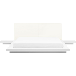 Beliani ZEN - Tweepersoonsbed-Wit-MDF