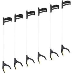 Afvalgrijper - 12x - met klemgreep - 76 cm - grijphulp - afvalprikker - Afvalgrijpers