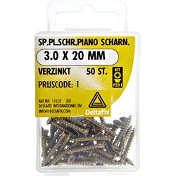 Sp.pl.schr. piano 3,0x20mm 50st