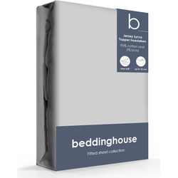 Beddinghouse Jersey-Lycra Topper Hoeslaken Lightgrey-90/100 x 200/220 cm