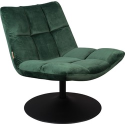 fauteuil Bar velvet groen 78 x 66 x 81