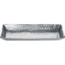 Beliani TIERRADENTRO - Decoratieve schaal-Zilver-Aluminium