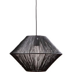 Hanglamp CHARLY mat zwart Ø50x34cm