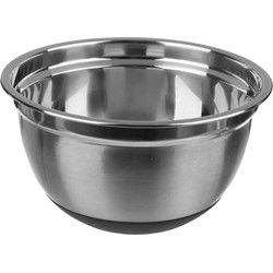 Secret de Gourmet Beslagkom/mengkom - RVS - met antislip - 1,5L - Mengkommen