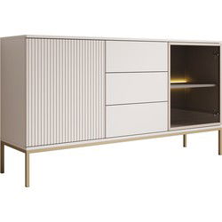 Meubella - Legend 2 - Dressoir - Beige - 153x39x83 cm