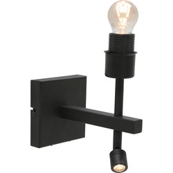 Steinhauer wandlamp Stang - zwart - metaal - 2995ZW
