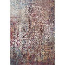 Safavieh Trendy New Transitional Indoor Woven Area Rug, Bristol Collection, BTL485, in Pink & Multi, 122 X 183 cm