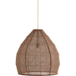 Light & Living - Hanglamp MAKASSAR - Ø50x50cm - Bruin