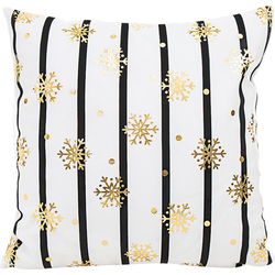 Sierkussen Golden Snow | 45 x 45 cm | Katoen/Polyester