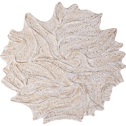 PTMD Ceanna Cream MDF Wall Panel Wavy Round S