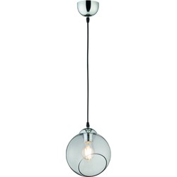 Moderne Hanglamp  Clooney - Metaal - Chroom