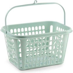 Plasticforte Knijpermandje - groen - 20x25x14 cm - wasknijper mandje - knijperszakken