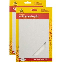 Deltafix Anti-krasvilt -2x A4 knipvel - wit - 210 x 297 mm - Meubelviltjes