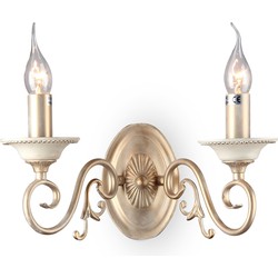 Maytoni - Wandlamp Perla - Crème met goud