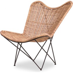 OSIRE LOUNGE CHAIR  -  STEEL LIGHT YELLOW