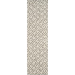 Safavieh Shaggy Indoor Geweven Vloerkleed, Arizona Shag Collectie, ASG740, in Ivoor & Beige, 69 X 244 cm