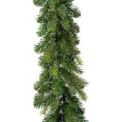 Decoris Guirlande - kerstslinger - groen - 270 cm - kerstversiering - Kerstslingers