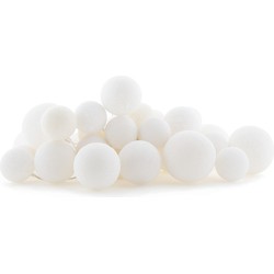 Cotton Ball Lights Premium lichtslinger wit - Pure White 35 lampjes lichtjes