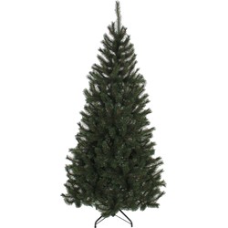 Black Box Trees Kunstkerstboom Kingston - 102x102x185 cm - PVC/hardnaald - Groen