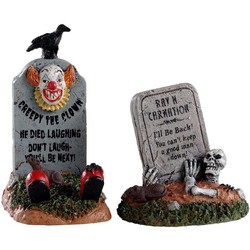 Crazy headstones, set of 2