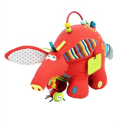 Dolce Dolce Toys speelgoed Classic activiteitenknuffel aardvarken Antoine - 42 cm