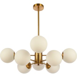 Hanglamp Gina White Gold 8-Licht