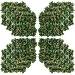 4goodz Kunstplantenwand 3M2 - groen wandpaneel 12 Stuks 50x50 cm