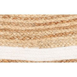 Vloerkleed Rond - Naturel/Wit - Ø200cm - Vloerkleed Jaipur