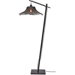 Vloerlamp Ibiza - Bamboe Zwart - 77x50x150cm