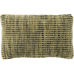 Dutch Decor DARIO - Kussenhoes 30x50 cm van 80% recycled polyester - Cardamom Seed - groen - Dutch Decor