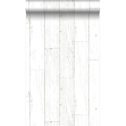Origin Wallcoverings behang sloophout planken ivoor wit - 53 cm x 10,05 m - 347551